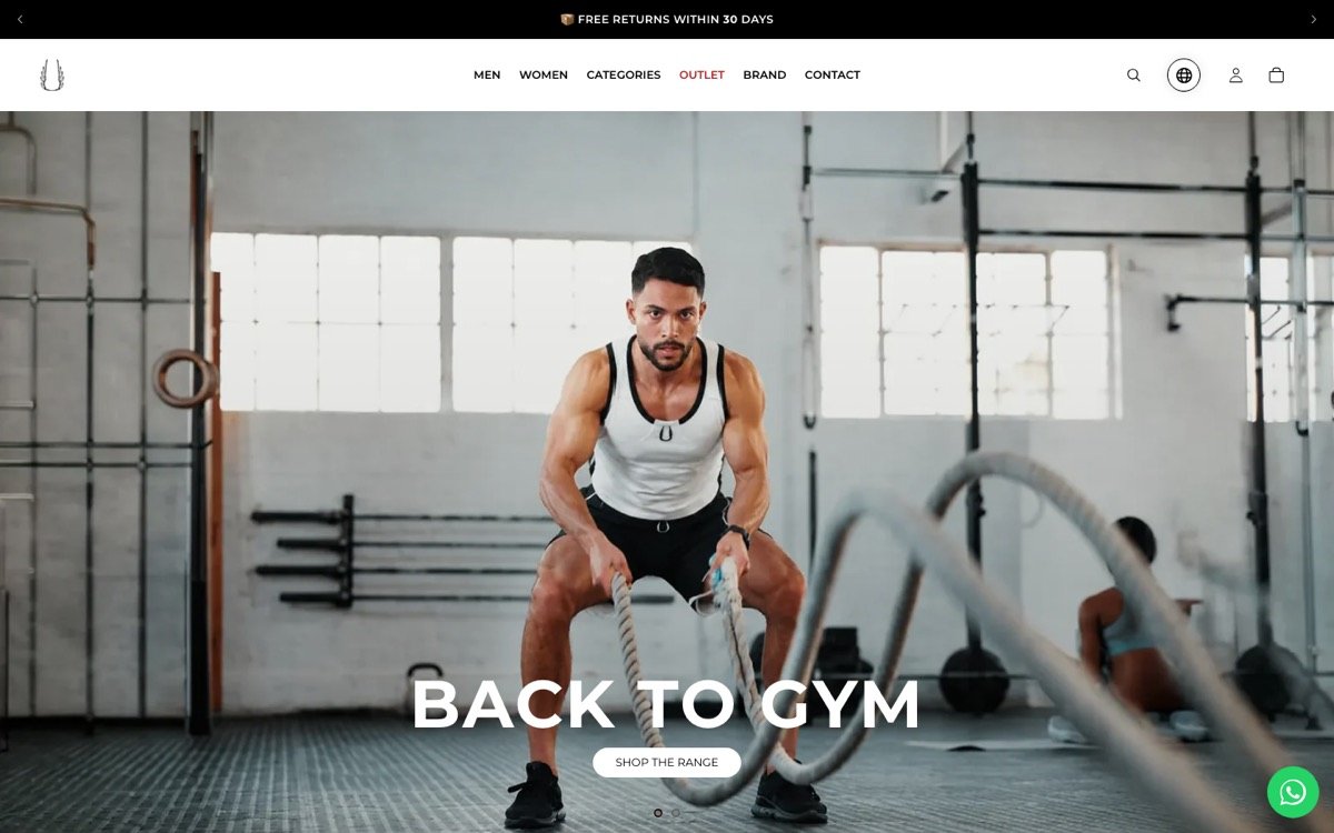The EgoSustainable online store