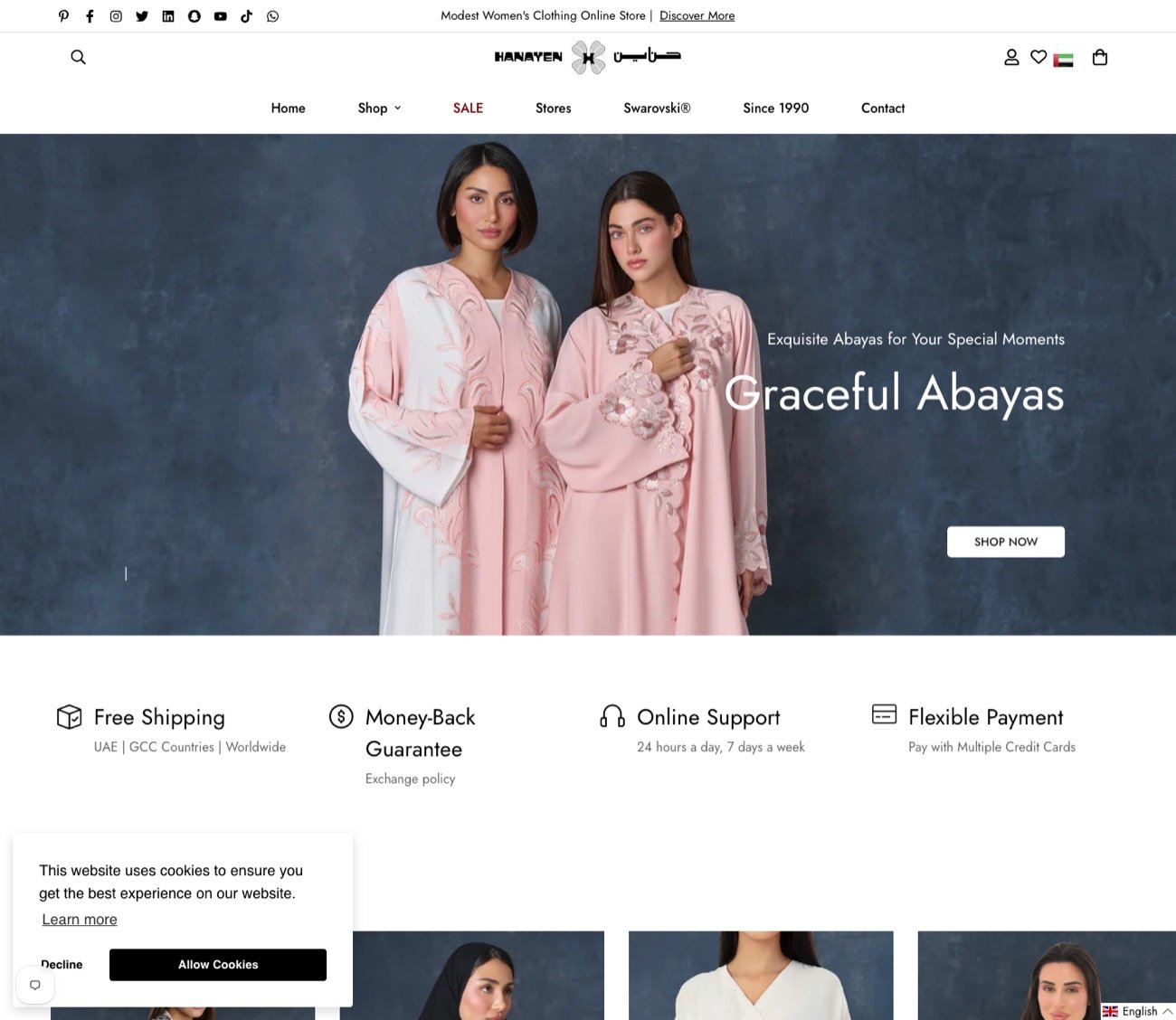 The Hanayen online store