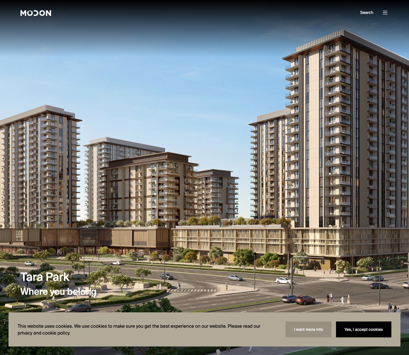 The Modon Holding website